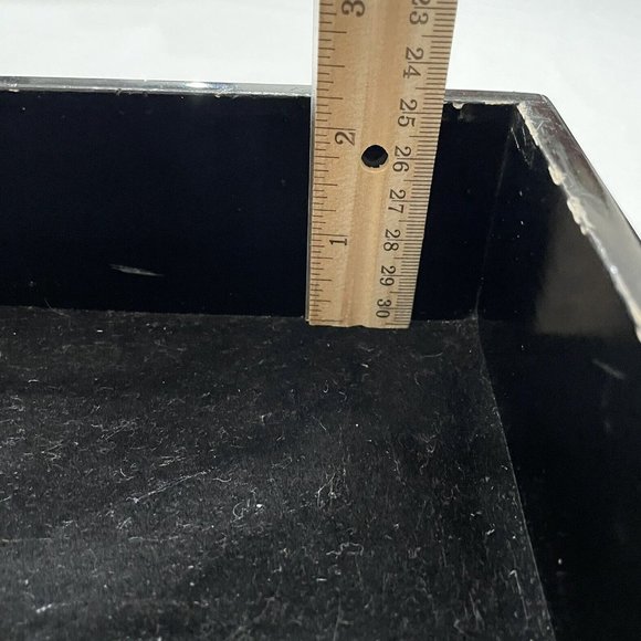 Black Lacquered Box with Nautical Old World Map - Engravable - Picture 8 of 11